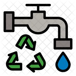 Reciclar agua  Icono