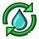 Agua Reciclaje Ecologia Icon