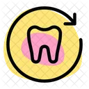 Reciclaje de dientes  Icono