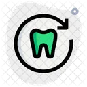 Reciclaje de dientes  Icono