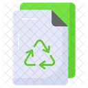 Papel Reciclaje Reciclar Icono