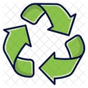 Signo Ecologico Reciclaje Reciclar Icono