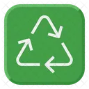 Reciclar Reciclagem Reutilizar Ecologia Logotipo Sinal Seta Ícone