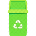 Reciclar Lixeira Verde Icon