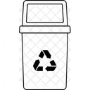 Reciclar Bin Verde Icon