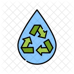 Reciclar agua  Icono