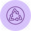 Reciclar Seta Pentaglow Icon