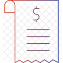 영수증  아이콘
