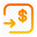 Recieve Money Currency Payment Icon