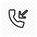 Recieved Call Mobile Support Icon