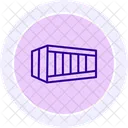 Icone De Ligne De Conteneur Icon