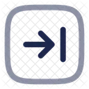 Recive Square Arrow Ui Icon