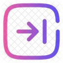 Recive Square Arrow Ui Icon