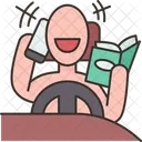 Reckless Driving Traffic Icon