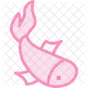 Koi Mascota Pez Icono