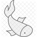 Koi Mascota Pez Icono