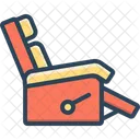 Recliner Chair Armchair Icon