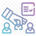 Reclutamiento Proceso De Seleccion Recursos Humanos Icono