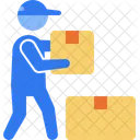 Recoger el paquete  Icono