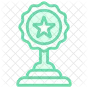 Recognition Award Duotone Line Icon Icon