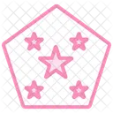 Recognition Star Duotone Line Icon Icon