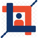 Recadrer  Icône