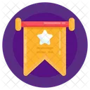 Emblema Estrela Recompensa Conquista Ícone