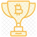 Icone De Linha Duotonica De Mineracao De Bitcoin Icon