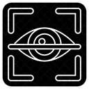 Reconhecimento De Iris Rastreamento Ocular Foco Ocular Ícone