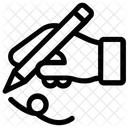 Reconnaissance De Signature Authentification De Signature Identification Biometrique Icône