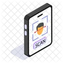 Visage Reconnaissance Authentification Icon