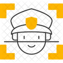 Reconnaissance Faciale Antivol Biometrique Icône
