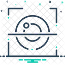 Reconnaissance De La Retine Retine Reconnaissance Icône