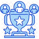 Reconocimiento del empleado  Icono