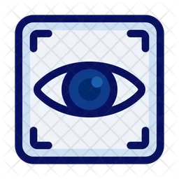Reconocimiento de iris  Icono