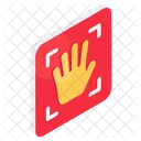 Reconocimiento De Manos Reconocimiento De Palma Identificacion De Manos Icono