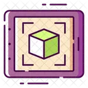 Reconocimiento De Objetos Cubo 3 D Cubo Icon