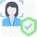 Reconocimiento Facial Biometrico Seguridad Icono