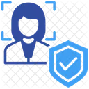 Reconocimiento Facial Biometrico Seguridad Icono