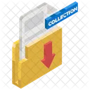 Recopilacion De Datos Descarga De Documentos Descarga De Archivos Icono