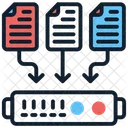 Recopilacion De Datos Recopilacion Cuantitativa Recopilacion Cualitativa Icono