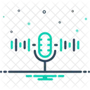 Disque Vintage Microphone Icon