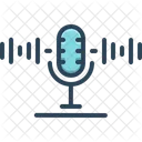 Disque Vintage Microphone Icon