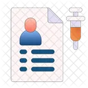 Record Injection Patient Record Icon
