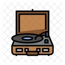 Record Player Hipster Icon