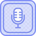Record Button Duotone Line Icon Icon