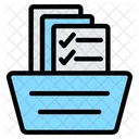 Record Keeping Bookkeeping Filing Cabinet Icon