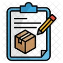 Records Management Inventory Delivery Record Icon