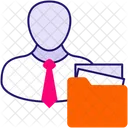Office Data Document Folder Icon