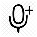 Handdrawn Appicons Microphone Plus Icon